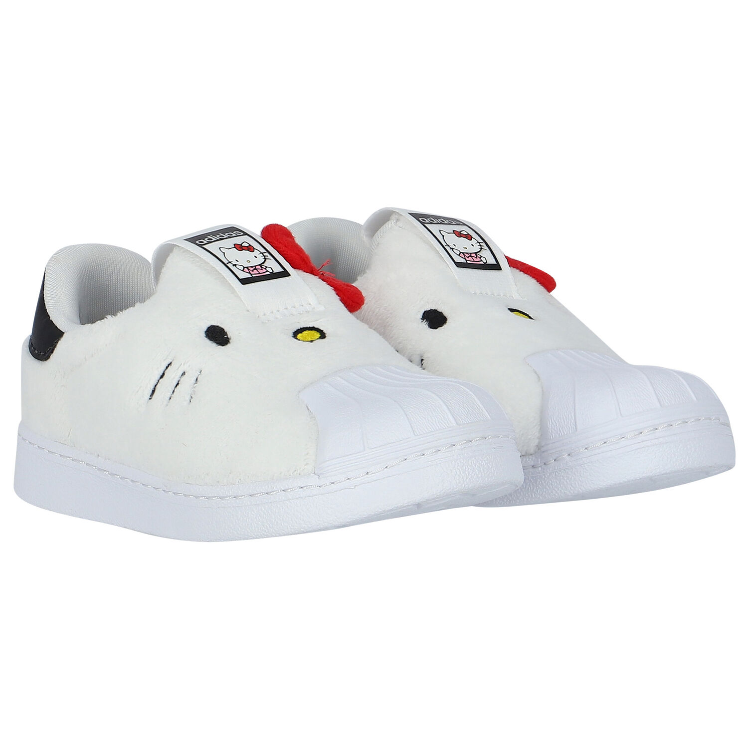 White Hello Kitty Superstar Trainers, 1, hi-res image number null