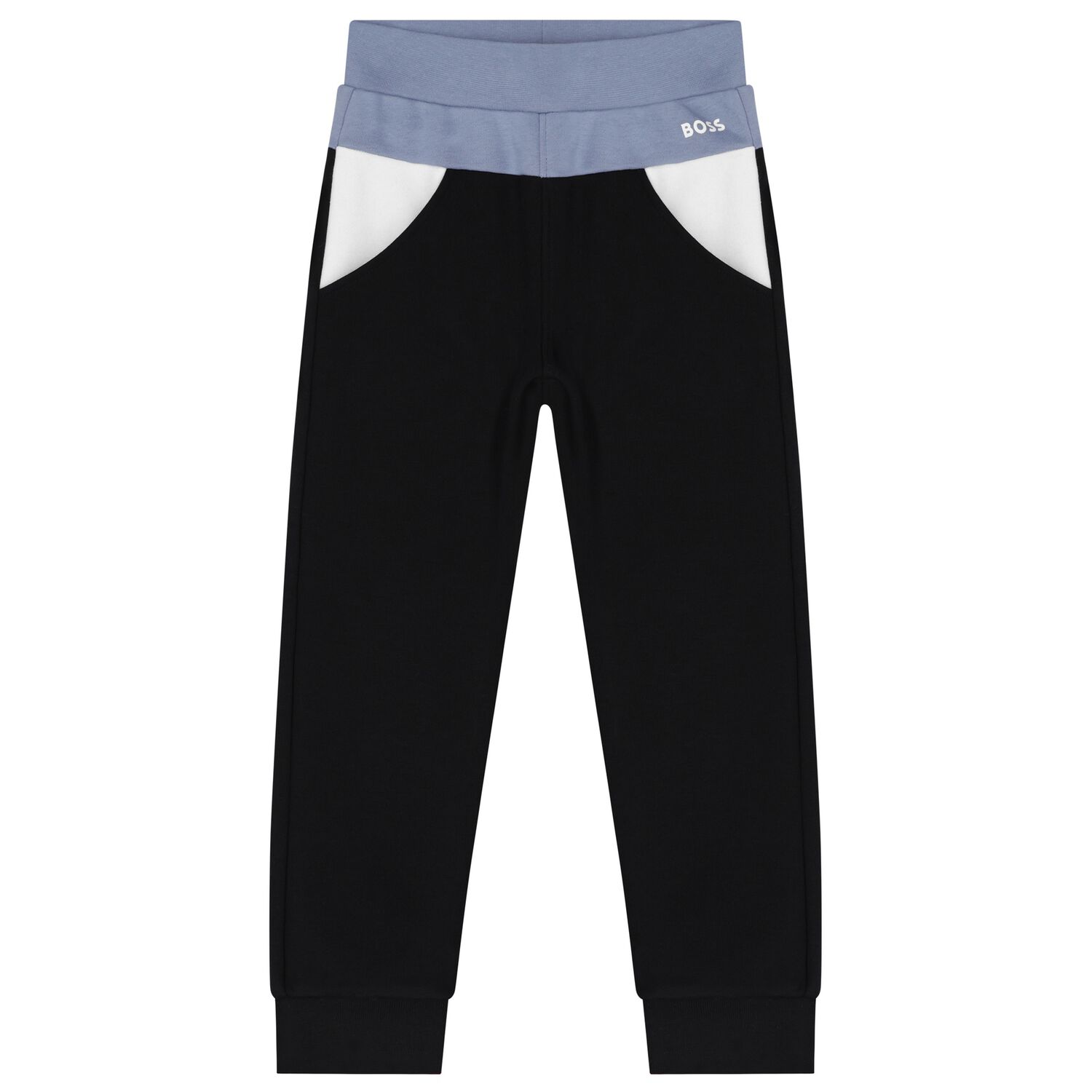Boys Black Logo Joggers, 1, hi-res image number null