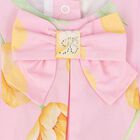 Baby Girls Pink Floral Romper, 1, hi-res