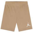 Boys White & Beige Jordan Shorts Set, 2, hi-res
