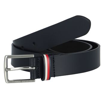 Boys Navy Leather Belt