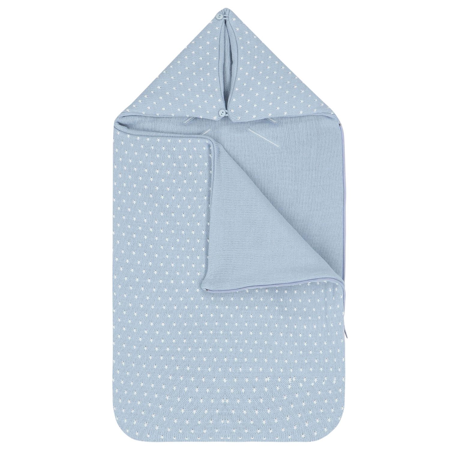 Boys Blue Hooded Baby Nest, 2, hi-res image number null