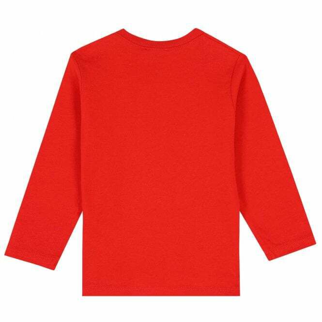 Red long sleeve t hot sale shirt