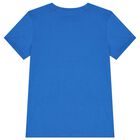 Boys Blue Logo T-Shirt, 1, hi-res