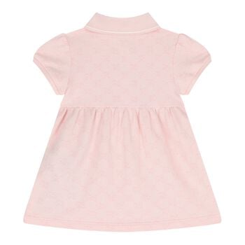 Baby Girls Pink GG Logo Dress