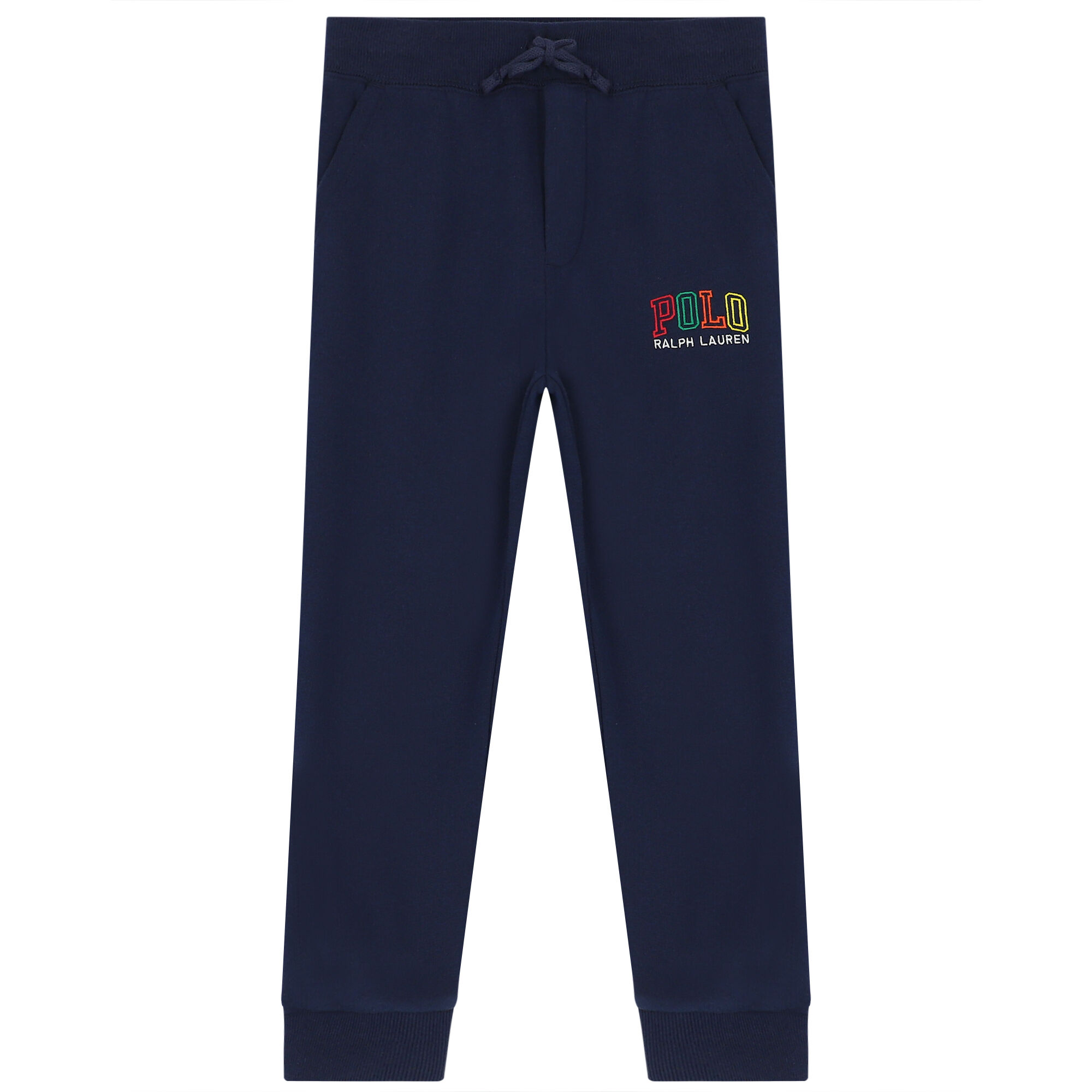 Ralph Lauren Boys Navy Blue Logo Joggers Junior Couture UAE