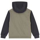 طقم بدله رياضيه للاولاد باللون الاخضر والرمادى ( 3 قطع ) , 1, hi-res