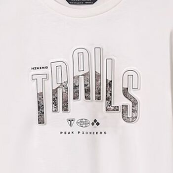 Boys Ivory Long Sleeve Top