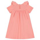 Girls Pink Logo Dress, 2, hi-res