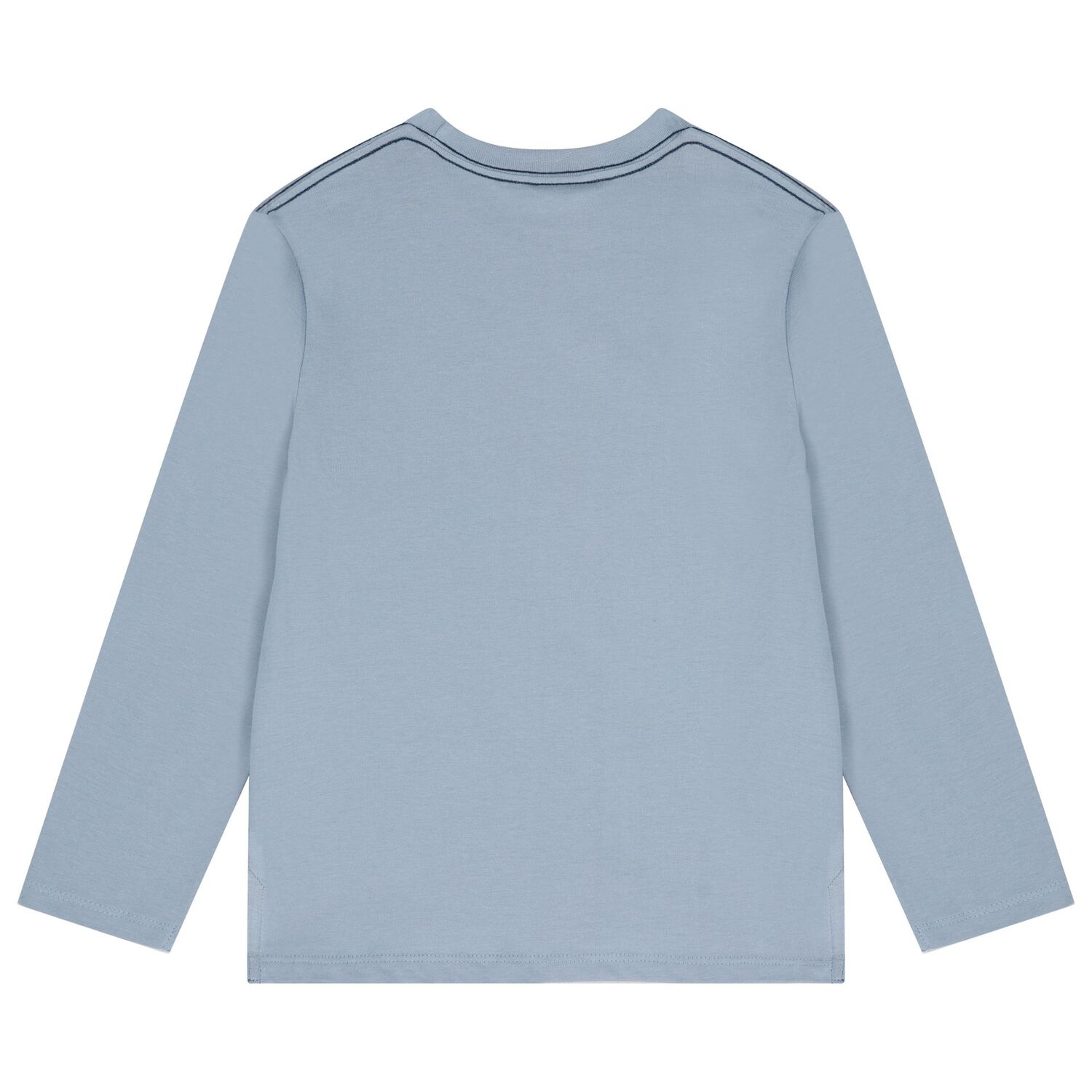 Boys Blue Compass Long Sleeve Top, 1, hi-res