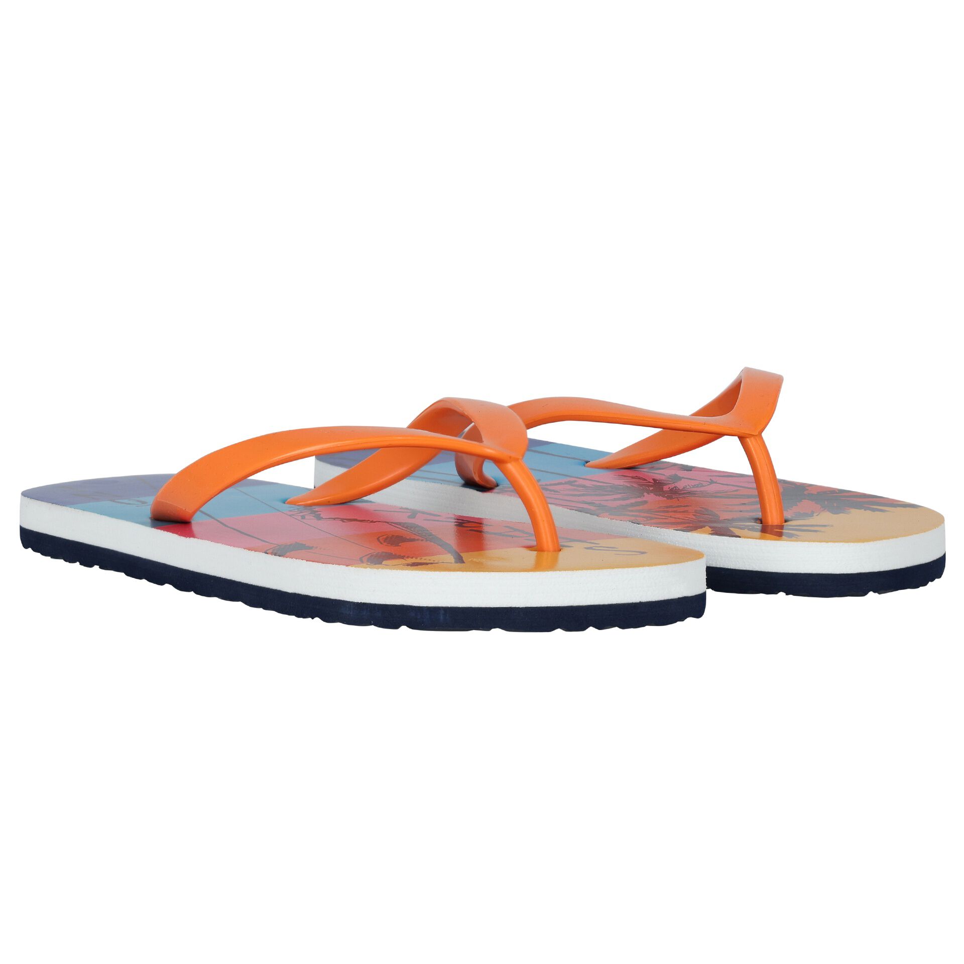 Multi coloured flip flops outlet