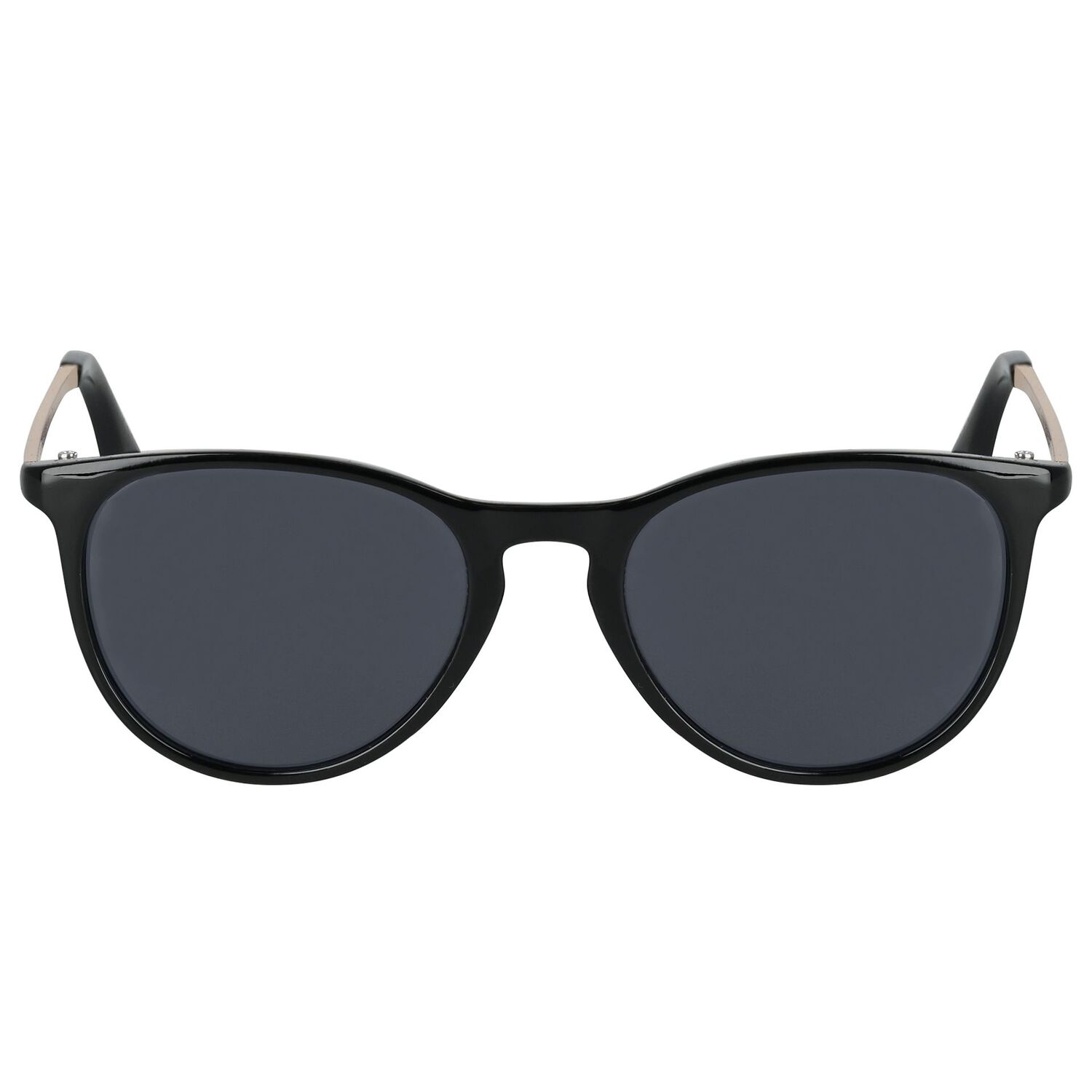 Girls Black Aviator Sunglasses, 1, hi-res