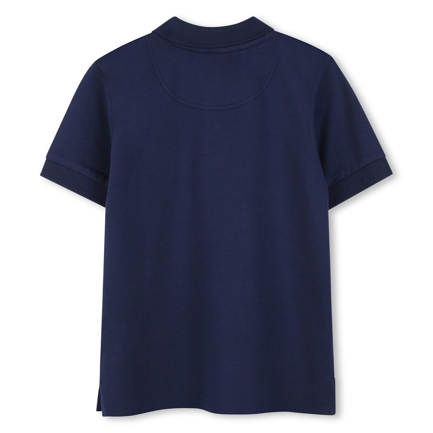 Boys Mini Me Navy Blue Logo Polo Shirt, 3, hi-res