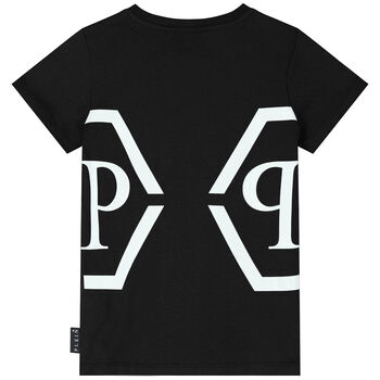 Boys Black Logo T-Shirt
