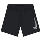 Boys Black Logo Shorts, 1, hi-res