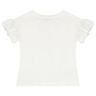 طقم تنورة بنات  باللون الأبيض و الوردى, 2, hi-res