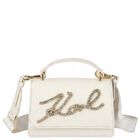 Girls White Logo Handbag, 1, hi-res