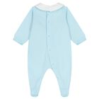 Blue Teddy Bear Logo Babygrow Gift Set , 3, hi-res