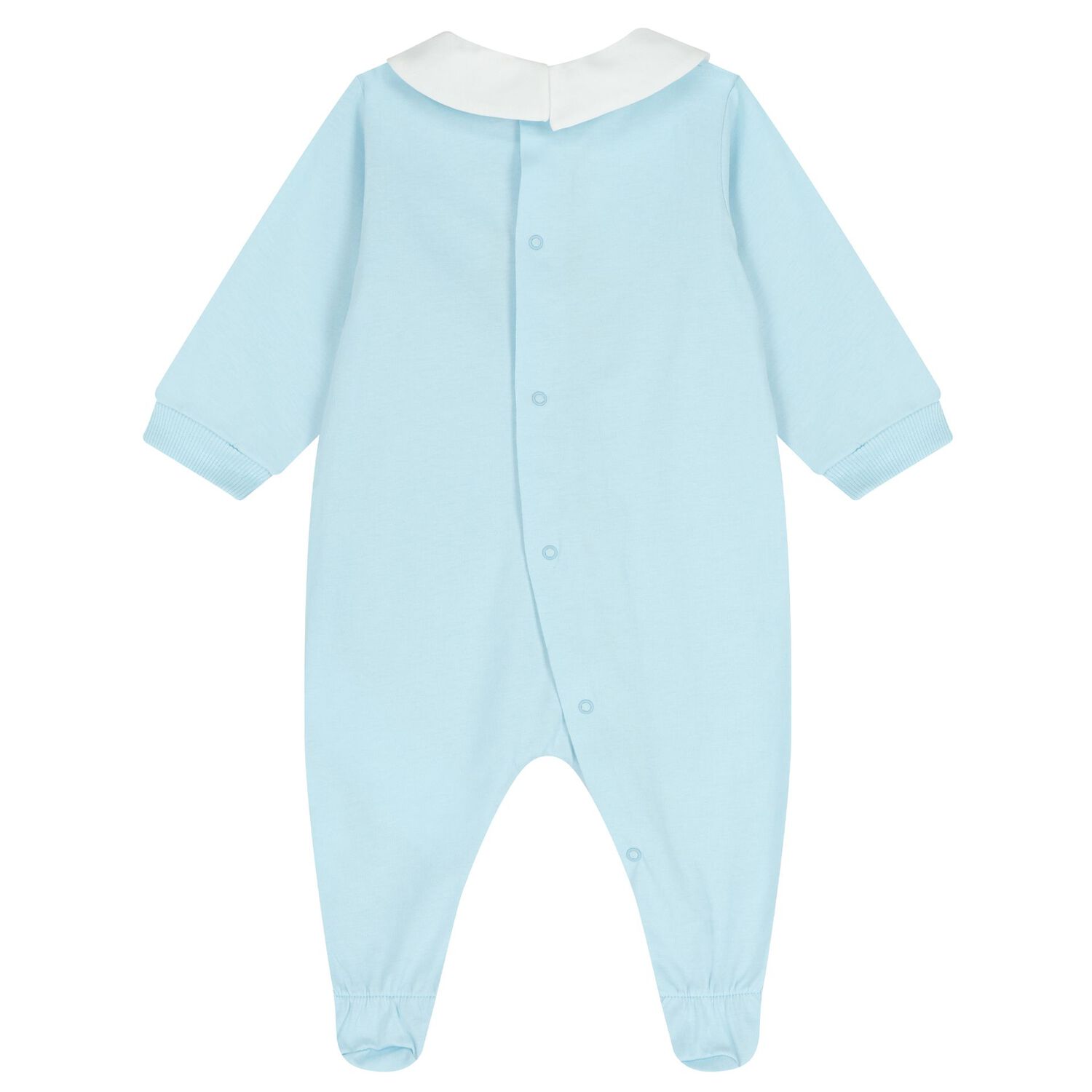 Blue Teddy Bear Logo Babygrow Gift Set , 3, hi-res