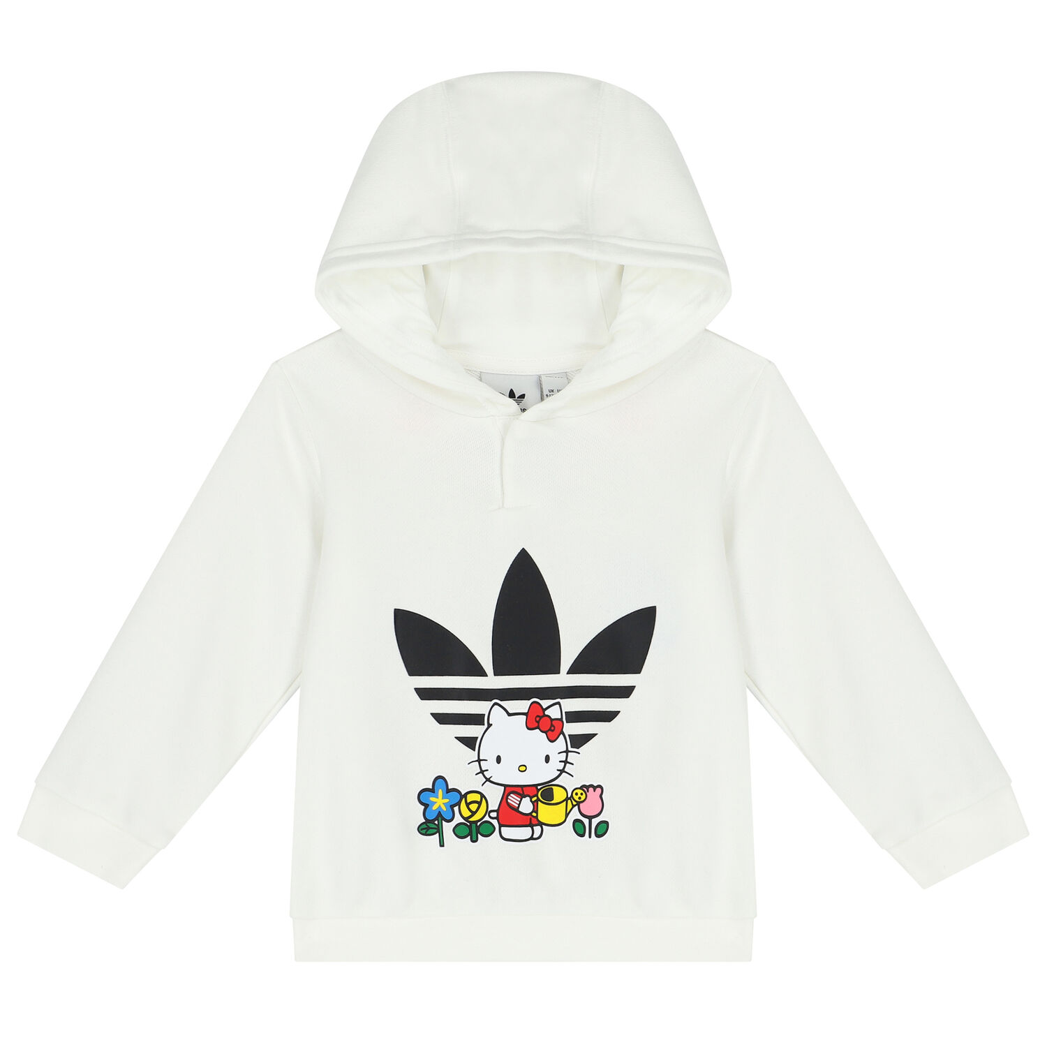 Younger Girls White & Black Hello Kitty Tracksuit, 1, hi-res