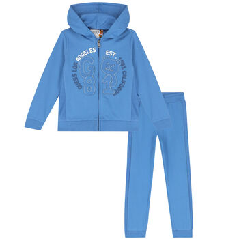 Boys Blue Logo Tracksuit