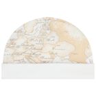 White & Beige Geo Map Babygrow Gift Set , 1, hi-res