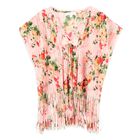 Girls Pink Pleated Kaftan, 1, hi-res