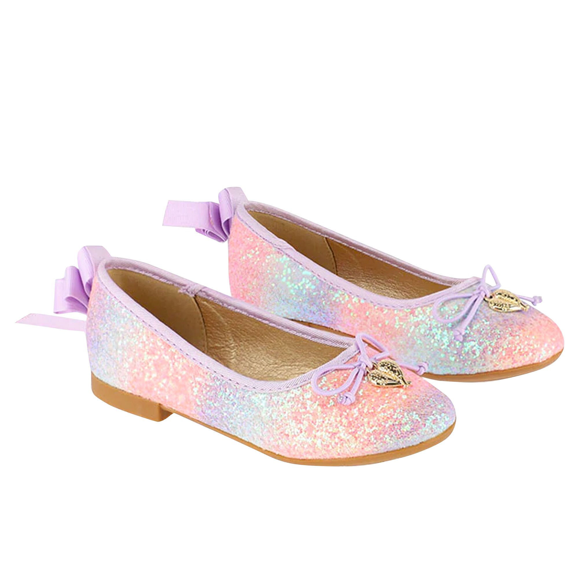 Angel s Face Girls Lilac Rainbow Glitter Shoes Junior Couture UAE