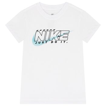 Boys White Logo T-Shirt