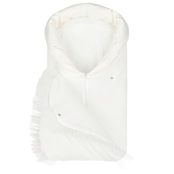 Crown Ruffled Tulle Baby Nest