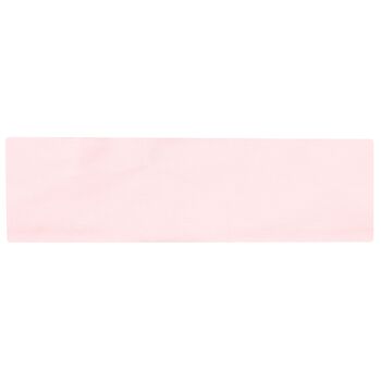 Baby Girls Pink & Gold Bow Logo Headband