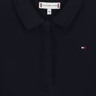 فستان بنات بولو باللون الكحلي, 1, hi-res