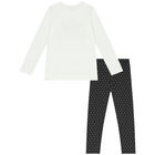 طقم ليغنز بطبعة باللون الأبيض والأسود, 1, hi-res