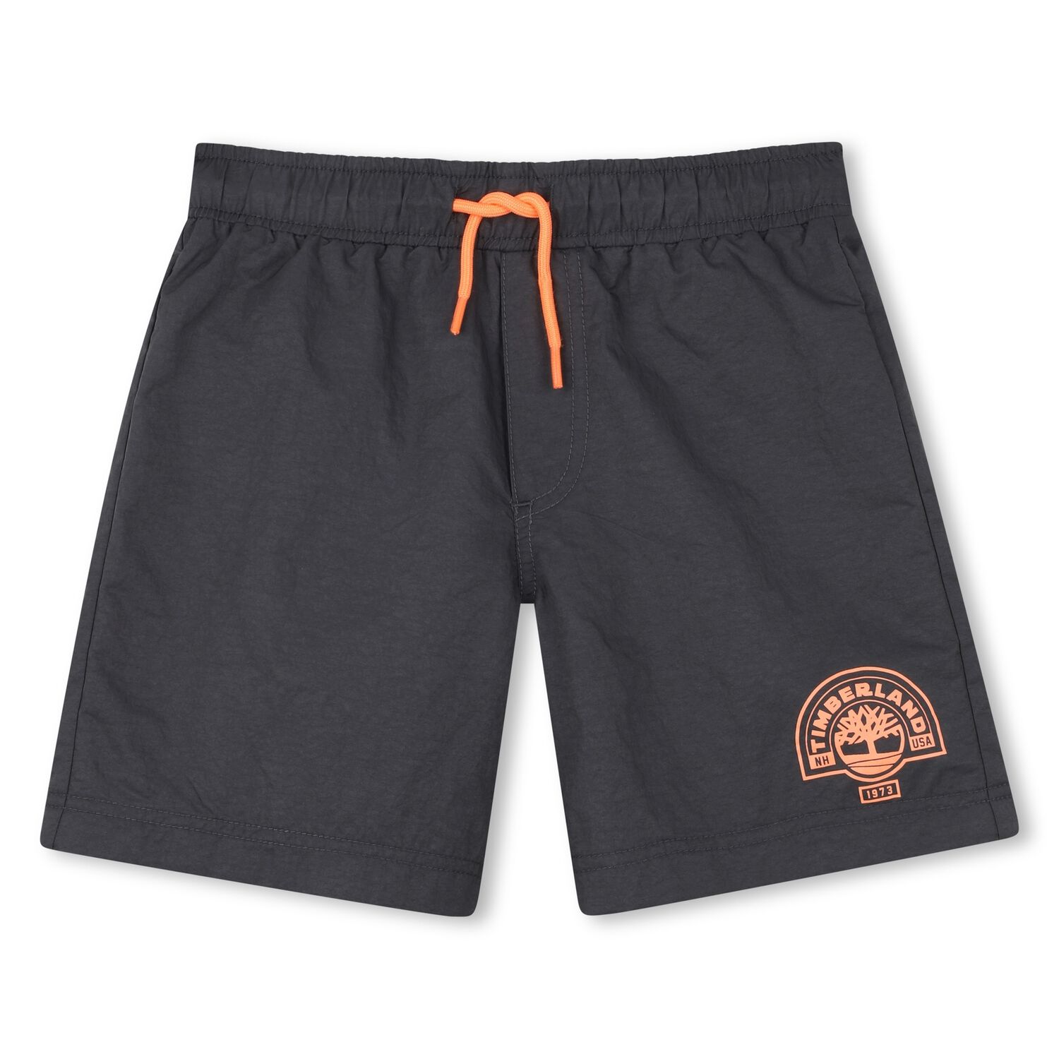 Boys Grey Logo Swim Shorts, 1, hi-res
