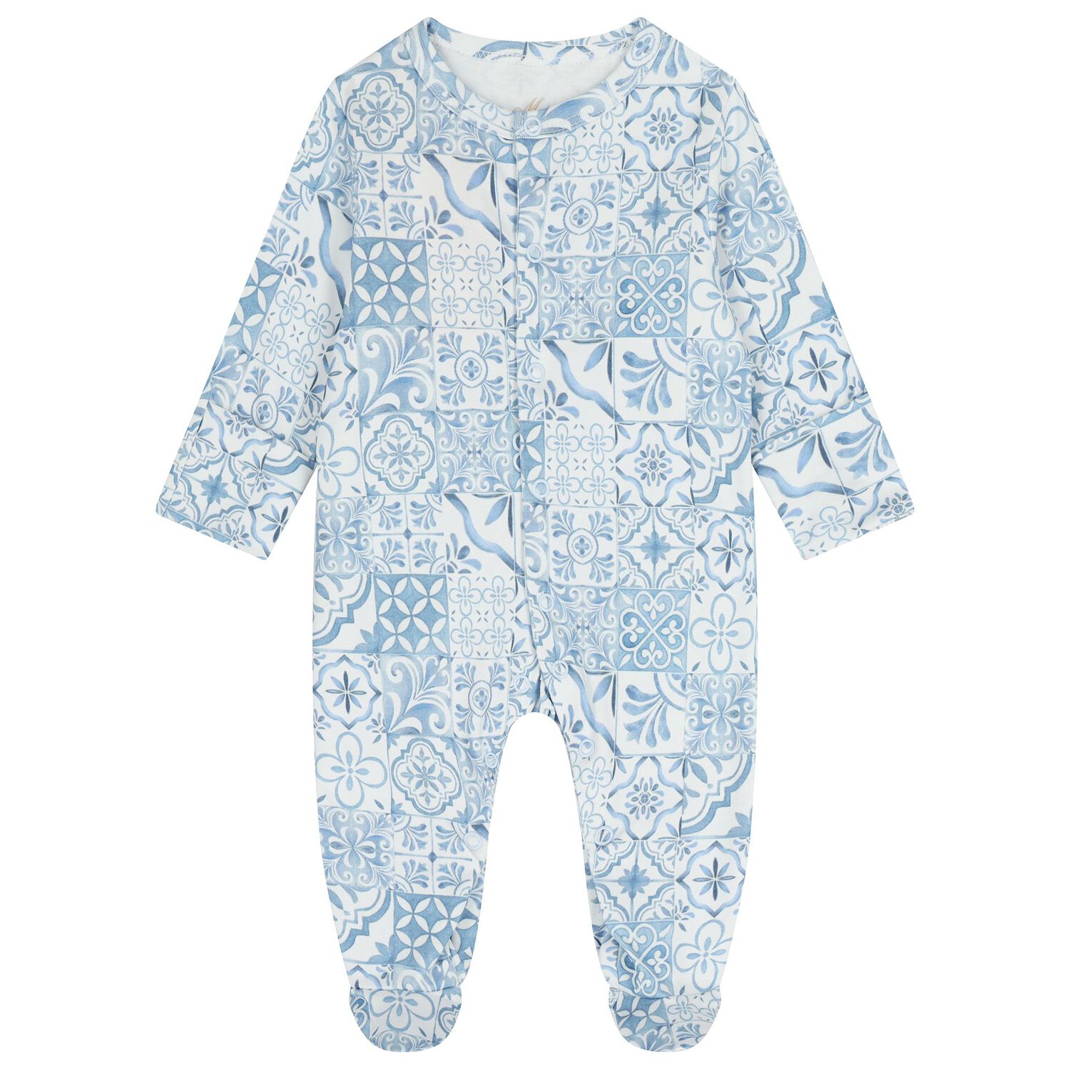 Baby Boys Blue & White Babygrow Gift Set, 1, hi-res