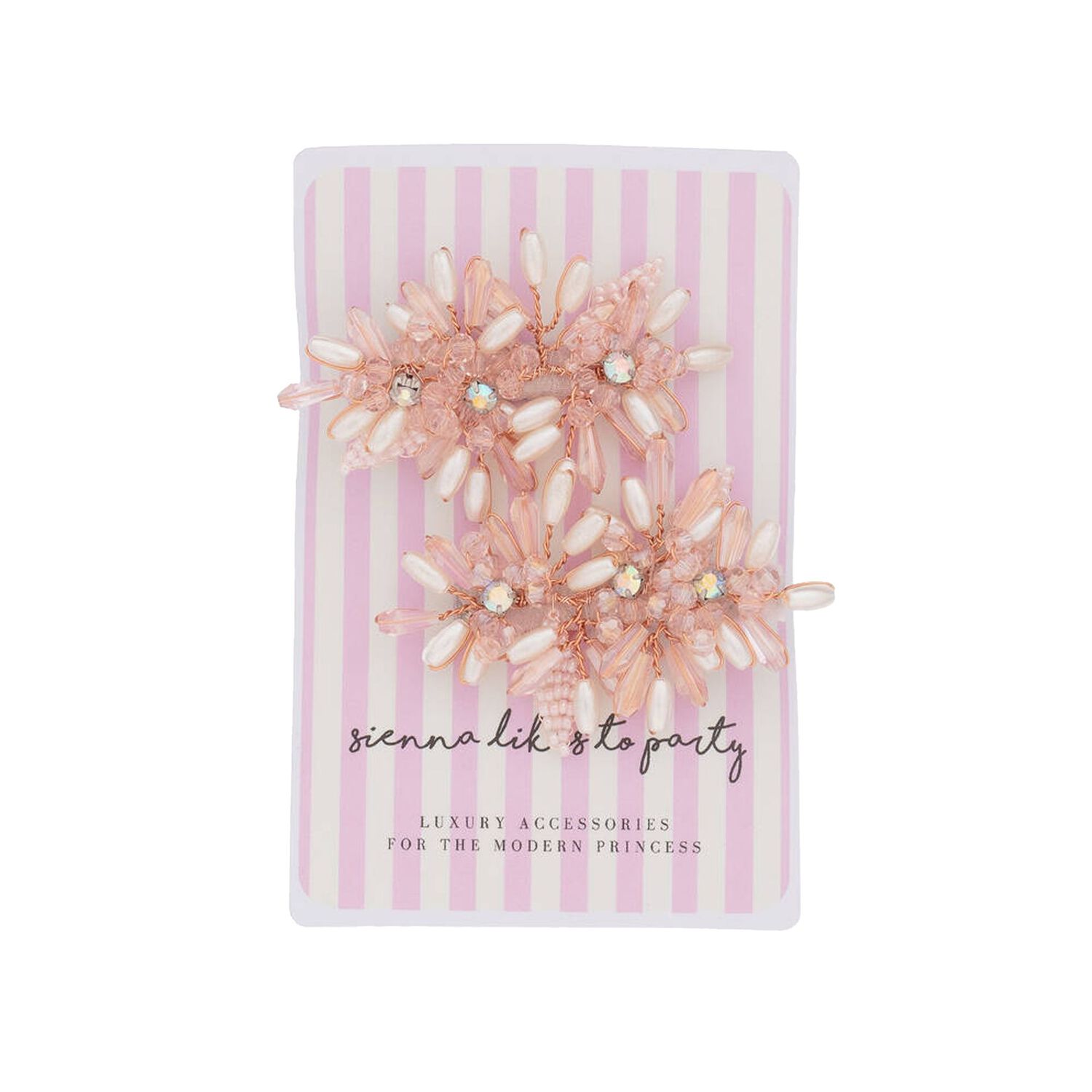 مشبك شعر للبنات بشكل زهره الزنبق باللون الوردى , 2, hi-res image number null