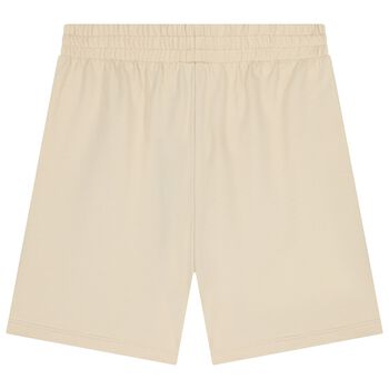 Boys Beige Logo Shorts