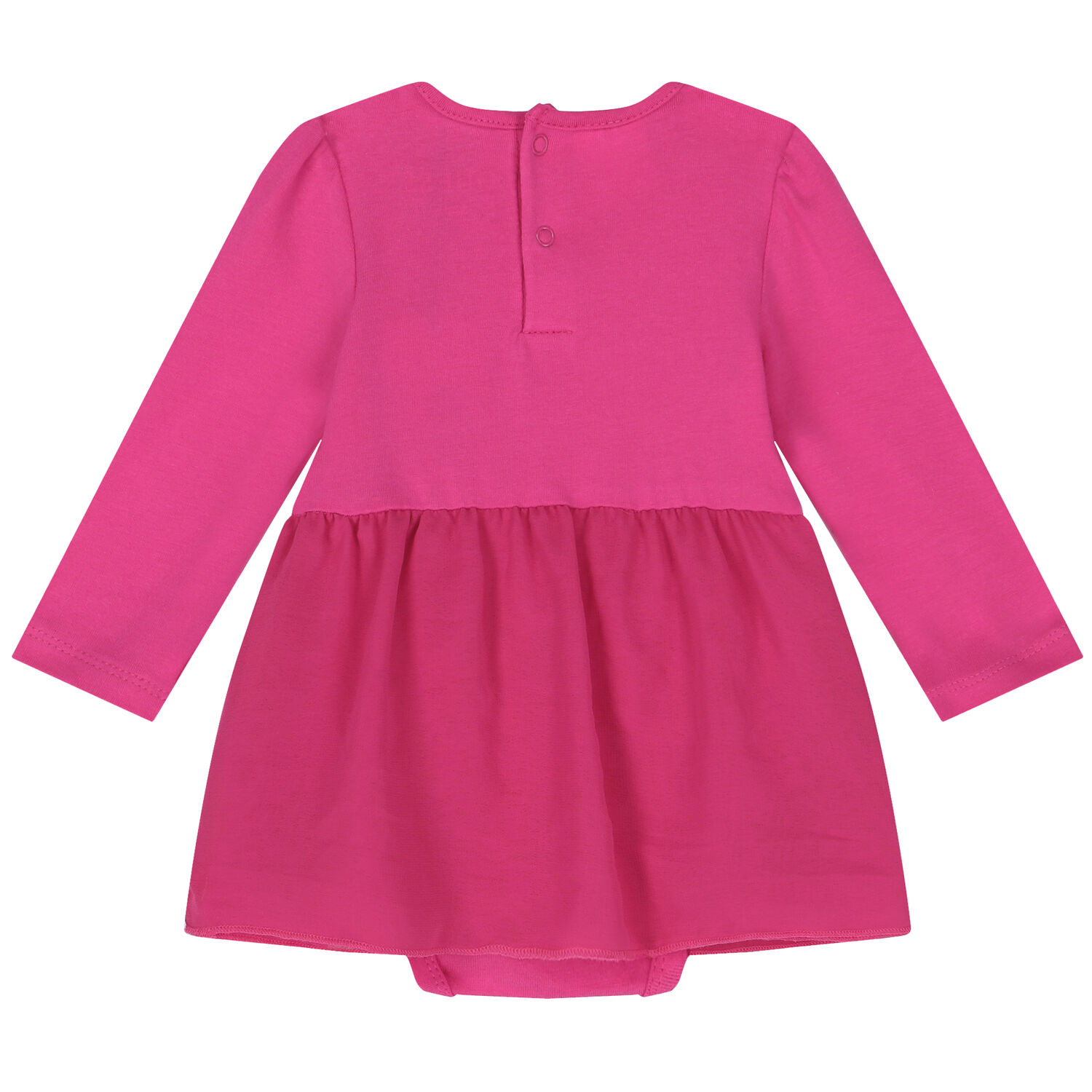 فستان بودى سوت بالشعار باللون الزهرى, 2, hi-res