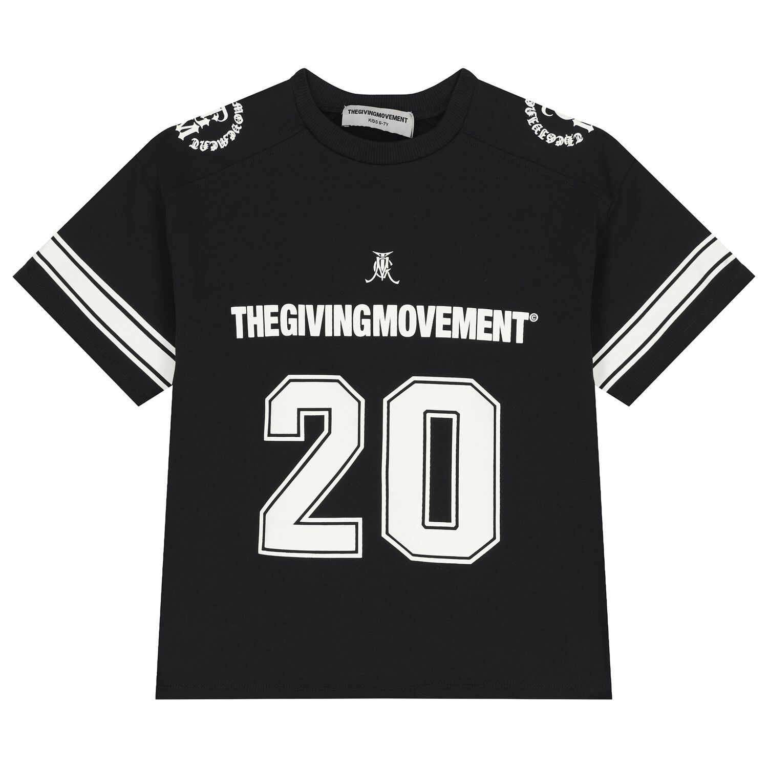 تيشيرت بالشعار باللون الأسود, 3, hi-res