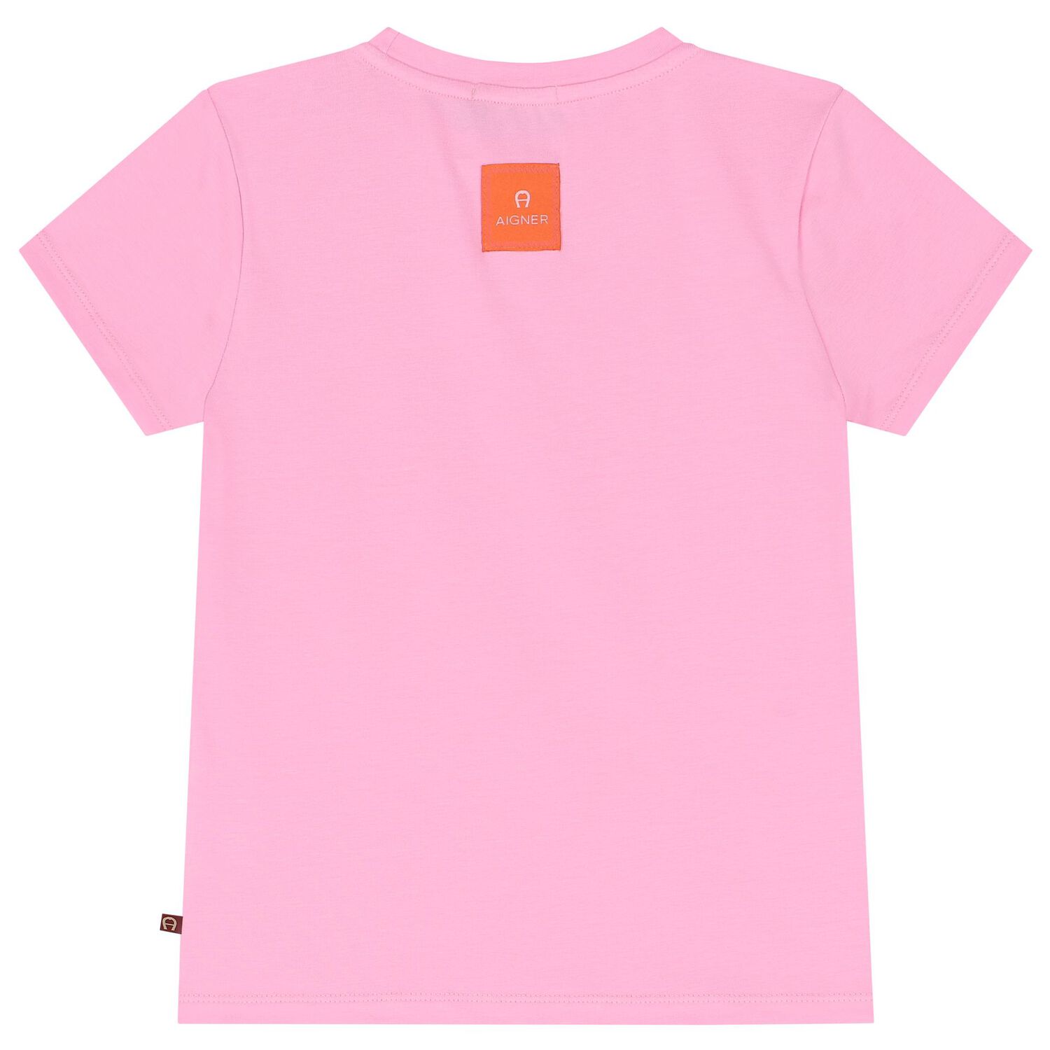 Girls Pink Logo Hearts T-Shirt, 3, hi-res image number null