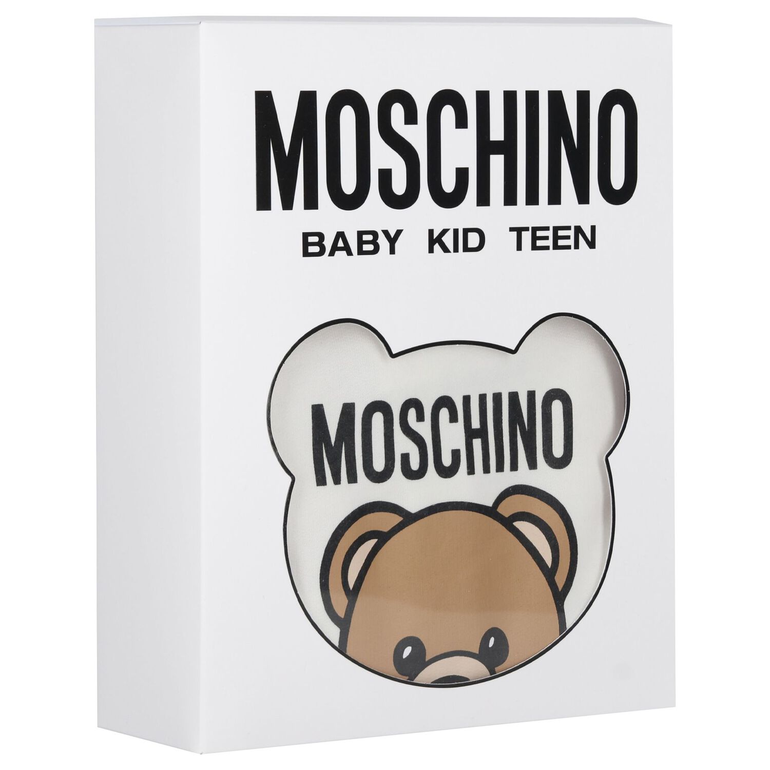 أفرول بشعار تيدي بير باللون الأبيض للأطفال, 4, hi-res