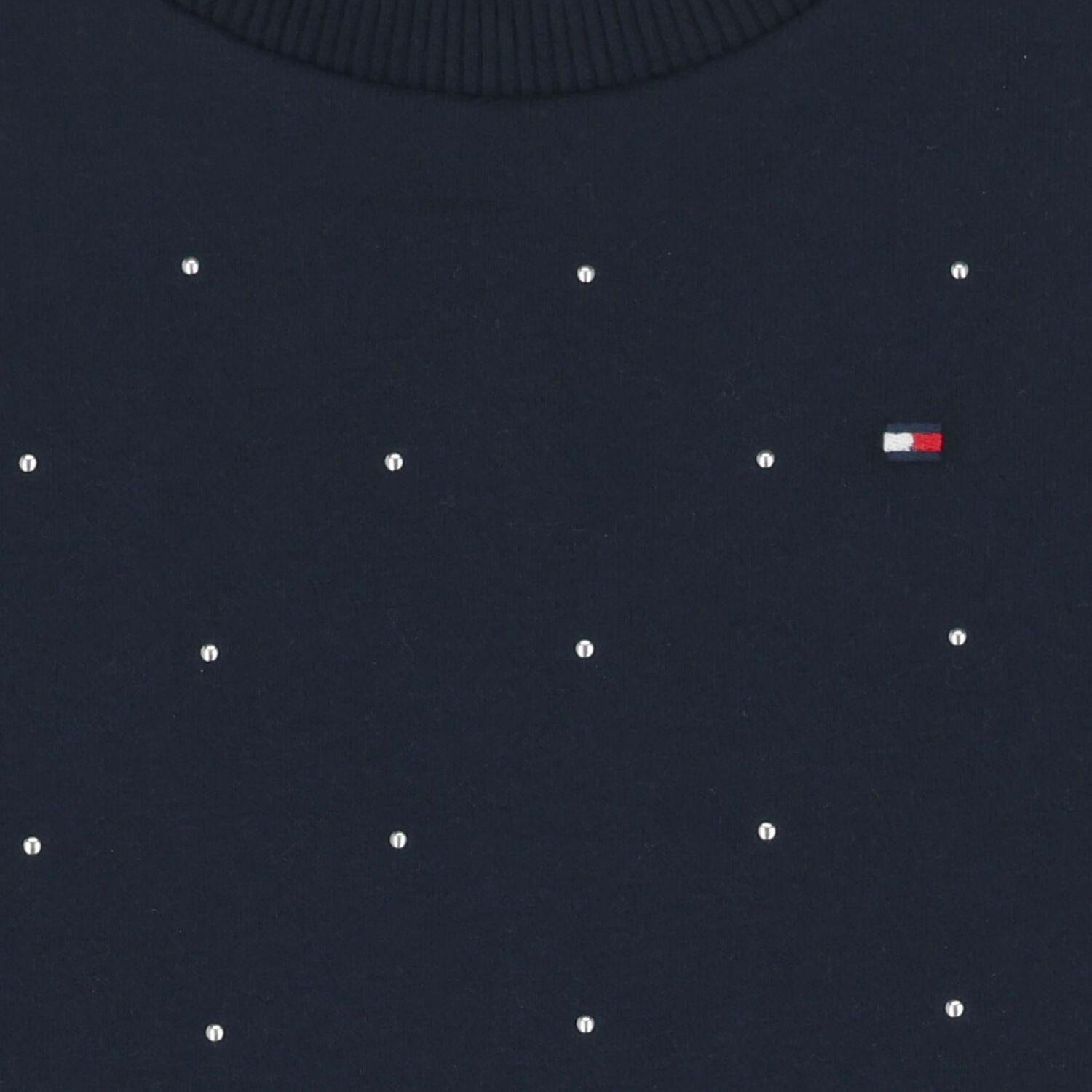 Girls Navy Blue Embellished Dress, 1, hi-res