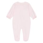Baby Girls Pink Castle Babygrow, 1, hi-res