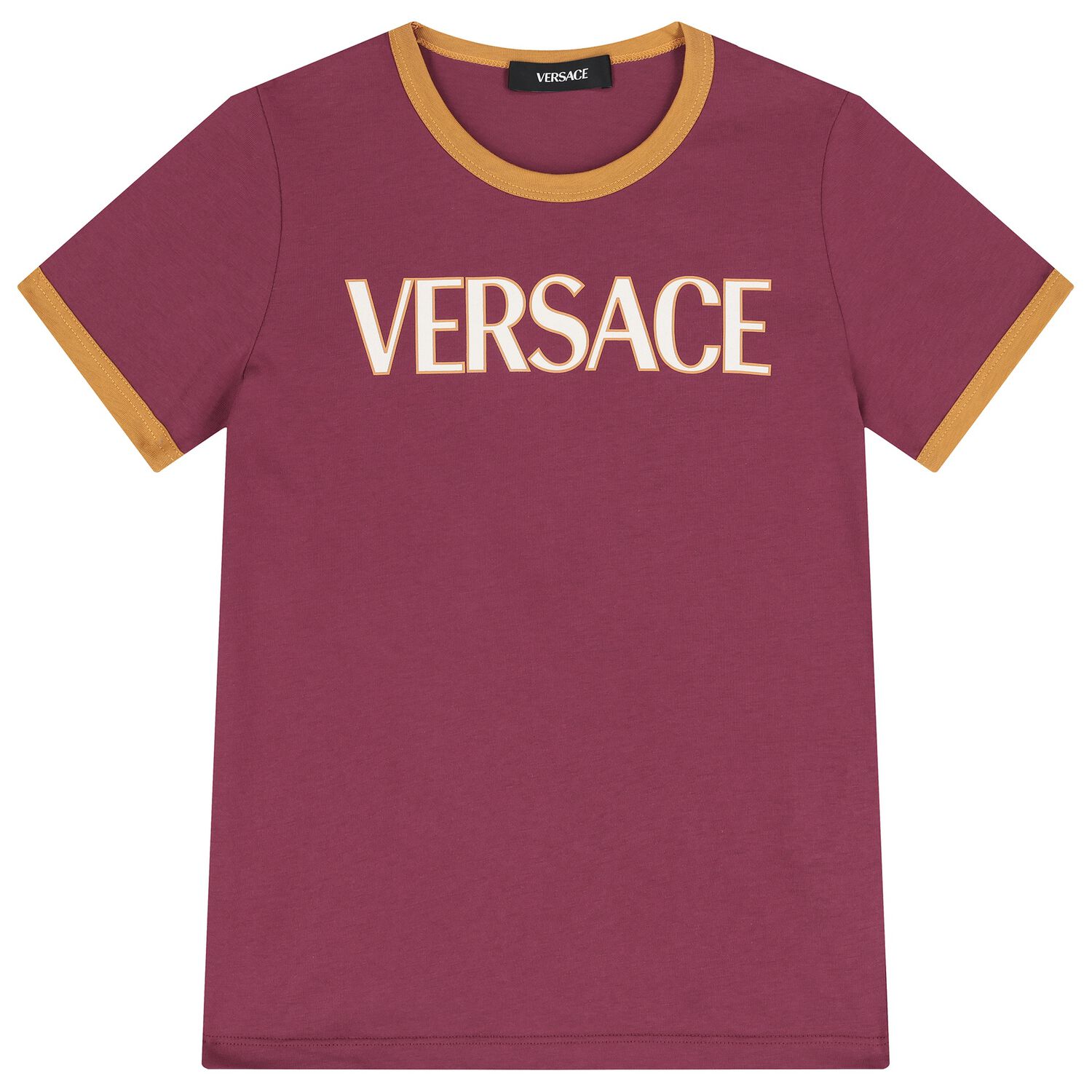 Burgundy & Ivory Logo T-Shirt, 1, hi-res