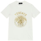 Ivory & Gold Medusa T-Shirt, 1, hi-res