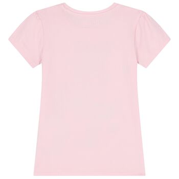 Girls Pink Logo T-Shirt, 1 Girls Pink Logo T-Shirt