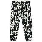 Boys Black & White Logo Joggers, 1, hi-res