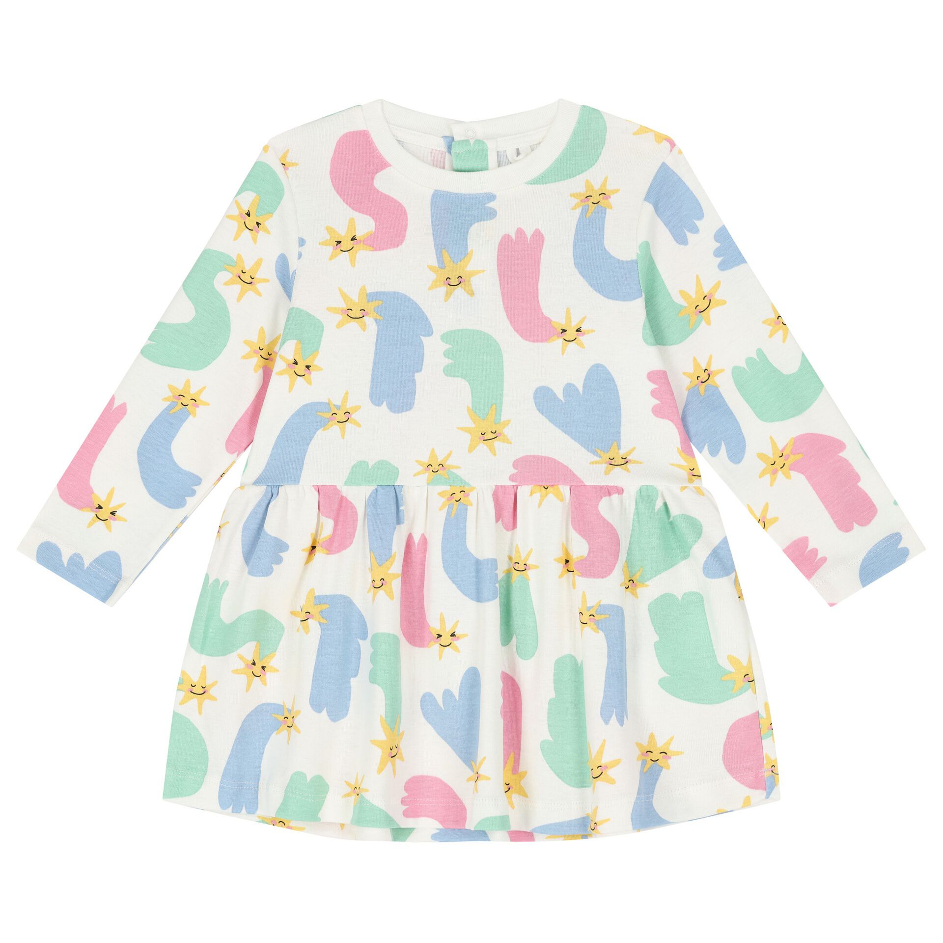 Stella McCartney Younger Girls Ivory Shooting Stars Dress Junior Couture UAE