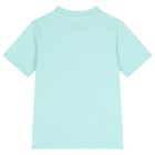 Boys Green Logo Messi T-Shirt, 1, hi-res