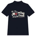 تيشيرت أولاد بولو  بالشعار باللون الكحلى, 1, hi-res